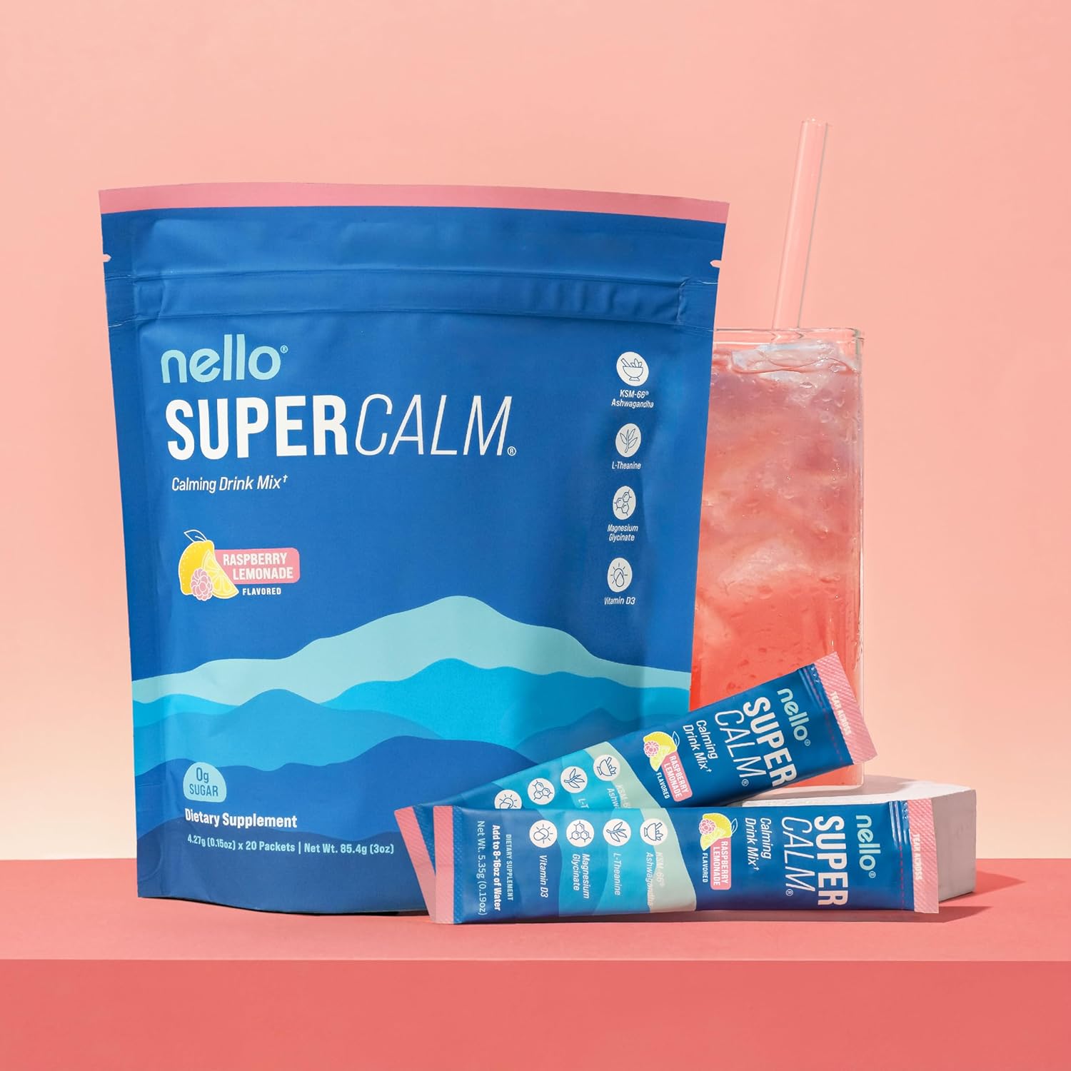 NELLO SUPERCALM         20 sachets – transmite equilibrio físico y mental