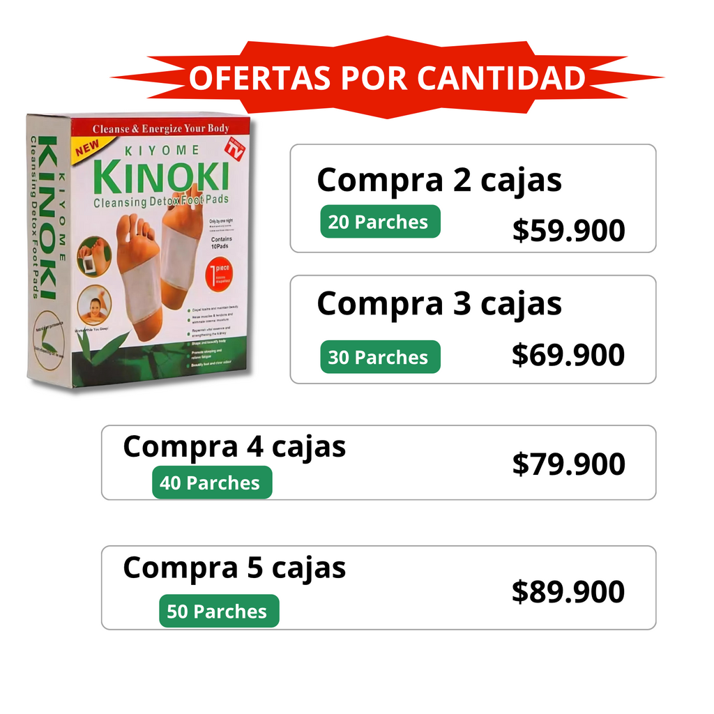KINOKI NATURAL - EL PODER DE LA DESINTOXICACIÓN