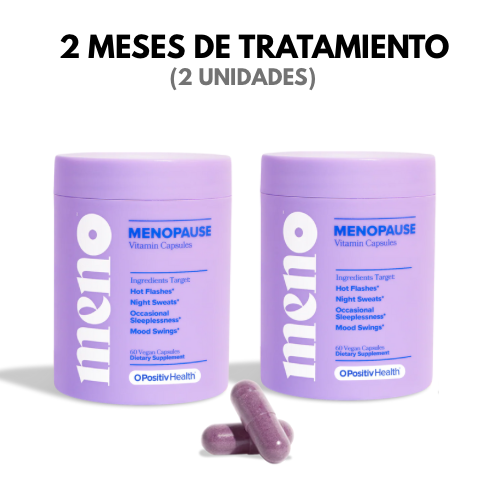 MENO  Vitaminas para la Menopausia - 2 MESES DE TRATAMIENTO  con 50%